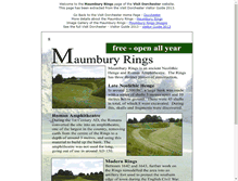Tablet Screenshot of maumburyrings.co.uk